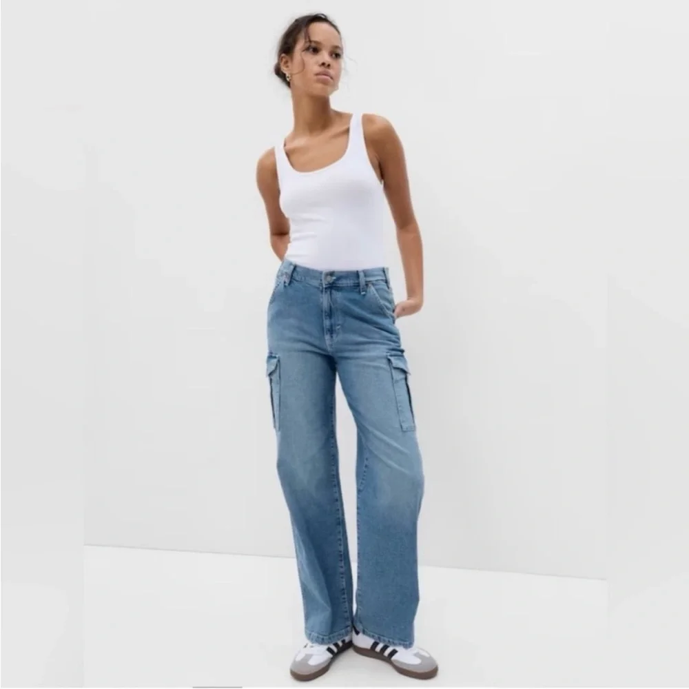 GAP 90’s Loose cargo jeans NWOT sz 25 - Picture 3 of 7